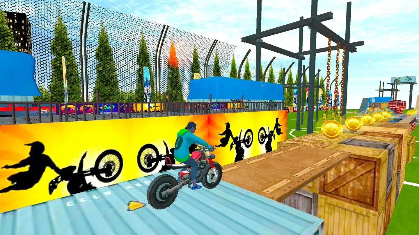 3D特技摩托车极限冲刺（3D Stunt Bike Extreme Rush VR Ride）-单机游戏网
