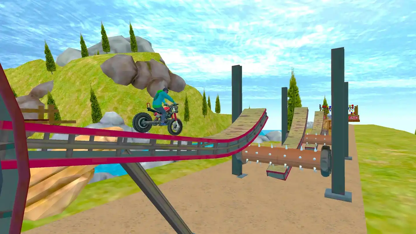 3D特技摩托车极限冲刺（3D Stunt Bike Extreme Rush VR Ride）-单机游戏网