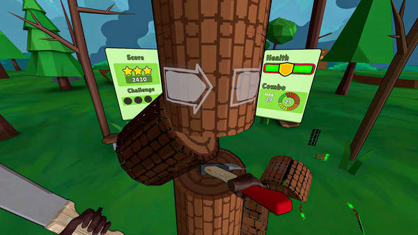 拿起斧头，砍树，打破纪录！（Timberman VR）-单机游戏网