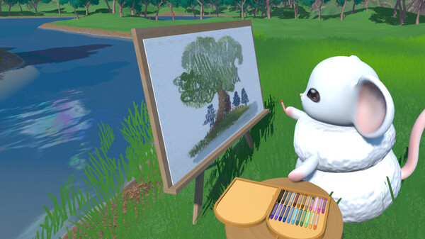 阿缇的夜晚画作(Night Painting of Atti)-单机游戏网 阿缇的夜晚画作(Night Painting of Atti)-单机游戏网