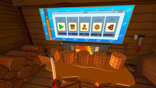 拿起斧头，砍树，打破纪录！（Timberman VR）-单机游戏网